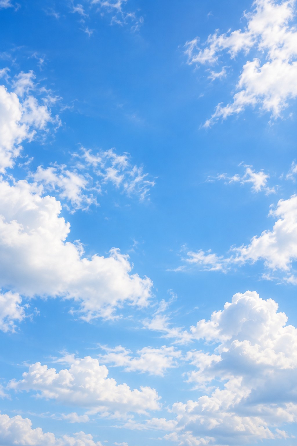 遺影の背景素材「青空」（人物なし）